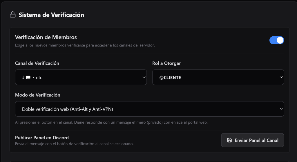 Sistema de verificación web en Diane